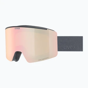 Gogle narciarskie UVEX Ignite FM S3 black matt / mirror rose