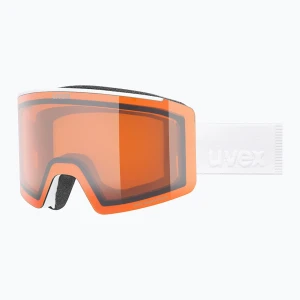 Gogle narciarskie UVEX Ignite LG S2 white matt / orange