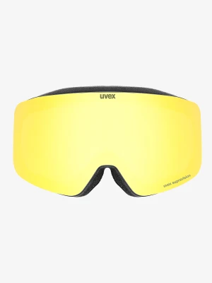 Gogle narciarskie Uvex pwdr FM - black/yellow/green/clear