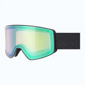 Gogle narciarskie UVEX Scenic FM S2 black matt / mirror green
