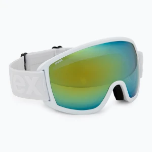 Gogle narciarskie UVEX Topic white matt/mirror orange blue