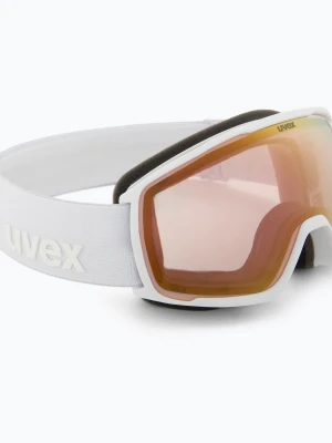 Gogle narciarskie UVEX Victorious S V white matt/vario rose mirror