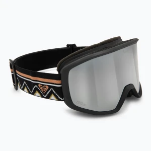 Gogle snowboardowe damskie ROXY Izzy black/clux ml silver