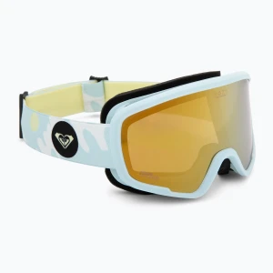 Gogle snowboardowe dziecięce ROXY Missy big flowers/clux ml light blue