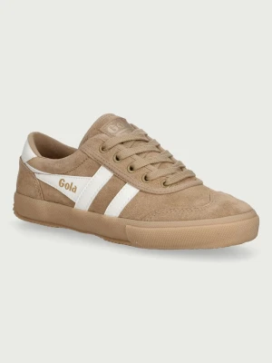 Gola Badminton Suede Trainer sneakersy damskie zamszowe beżowy
