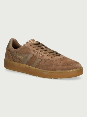 Gola Hawk Suede '86 Trainer sneakersy męskie skórzane brązowy