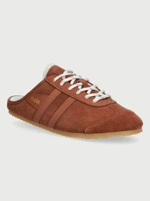 Gola klapki mules damskie zamszowe Cleora Summit Mule Trainer brązowy