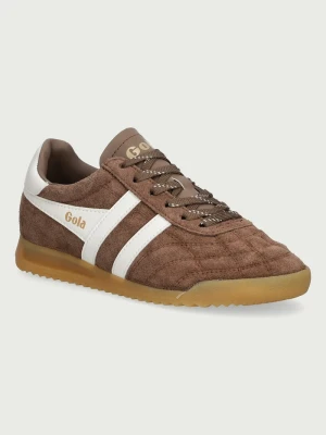 Gola Stadium Suede Trainer sneakersy damskie zamszowe brązowy