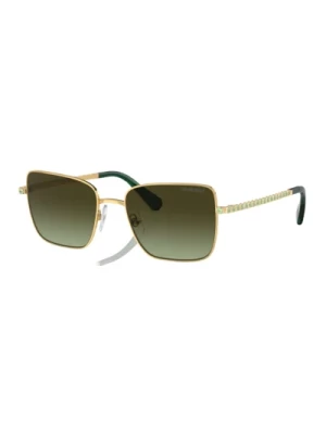 Gold Green Shaded Sunglasses Swarovski