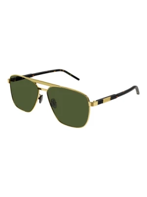 Gold Green Sunglasses Gucci