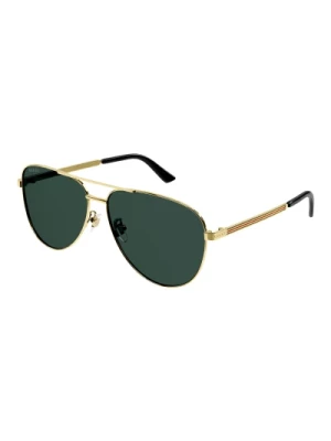 Gold Green Sunglasses Gucci