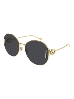 Gold/Grey Sunglasses Gucci