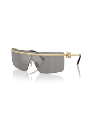 Gold Grey Sunglasses SMU 50Zs Miu Miu