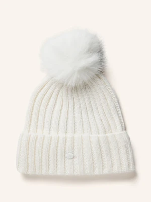 Goldbergh Czapka Una Ze Sztucznym Futrem weiss