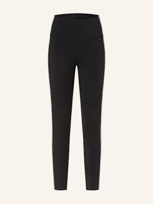 Goldbergh Legginsy Forme schwarz