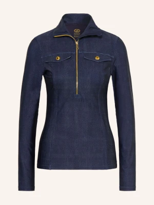 Goldbergh Midlayer Yunnai Z Nitami blau GRANATOWY
