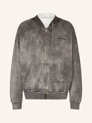 Golden Goose Bluza Rozpinana Z Ćwiekami grau