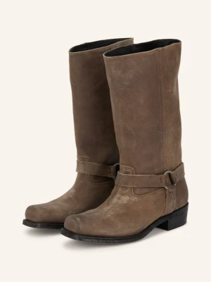 Golden Goose Botki Motocyklowe beige