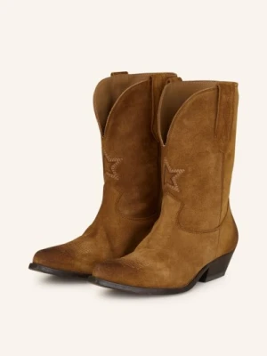 Golden Goose Kowbojki Wish Star braun