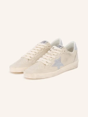 Golden Goose Sneakerki Ball Star Z Kryształkami beige