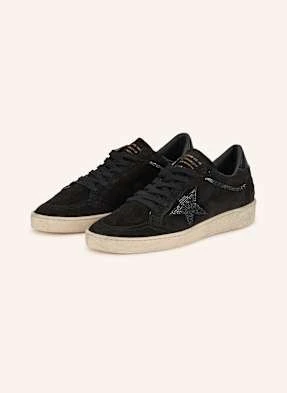 Golden Goose Sneakersy Ball Star Z Ozdobnymi Kamykami schwarz