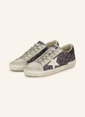 Golden Goose Sneakersy Super-Star silber