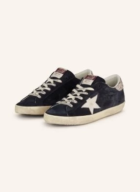 Golden Goose Sneakersy Super-Star Z Cekinami blau