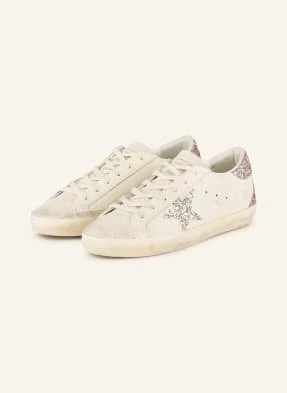 Golden Goose Sneakersy Super-Star Z Cekinami weiss