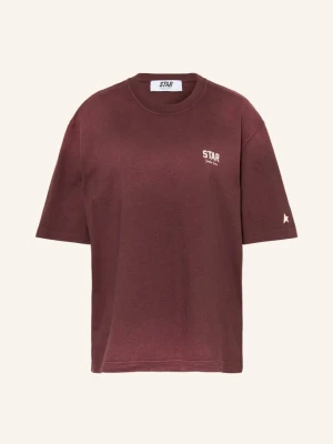 Golden Goose T-Shirt Star rot CIEMNOCZERWONY