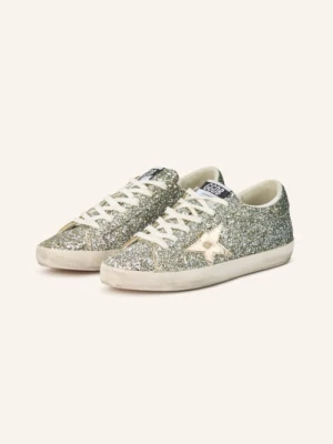 Golden Goose Trampki Super-Star silber