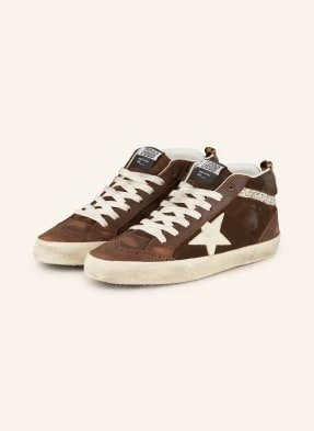 Golden Goose Wysokie Sneakersy Mid Star braun