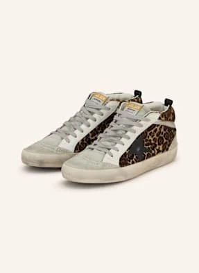 Golden Goose Wysokie Sneakersy Mid Star braun