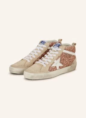 Golden Goose Wysokie Sneakersy Mid Star rosa