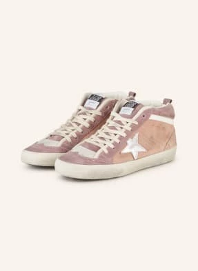 Golden Goose Wysokie Sneakersy Mid Star rosa