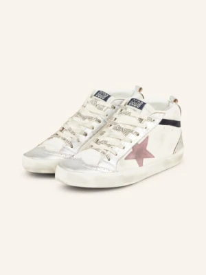 Golden Goose Wysokie Sneakersy Mid Star weiss