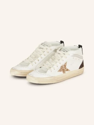 Golden Goose Wysokie Sneakersy Mid Star weiss