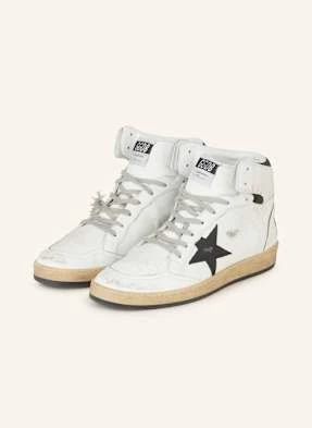 Golden Goose Wysokie Sneakersy Sky Star weiss