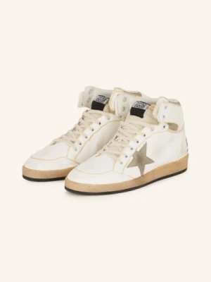 Golden Goose Wysokie Sneakersy Sky Star weiss