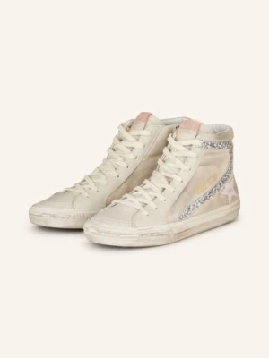 Golden Goose Wysokie Sneakersy Slide beige
