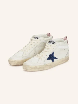 Golden Goose Wysokie Trampki Mid Star weiss