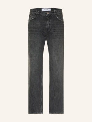 Goldgarn Denim Jeansy Franklin O Luźnym Kroju schwarz 1110 vintageblack