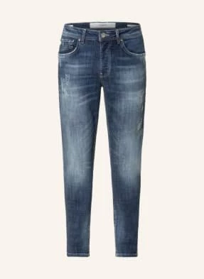 Goldgarn Denim Jeansy W Stylu Destroyed u2 Tapered Fit blau