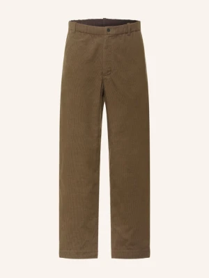 Goldwin Spodnie Z Sztruksu O Kroju Regular Fit braun M Morel