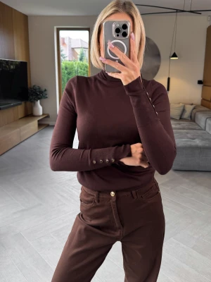 Golf Brązowy Button ClothStore