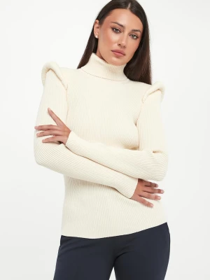 Golf damski z poduszkami w ramionach ELISABETTA FRANCHI