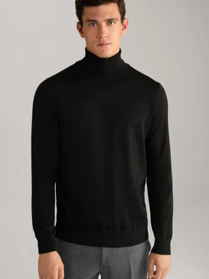 Zdjęcie produktu Golf Donte z wełny merino w czarnym kolorze Joop