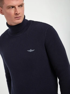 Golf męski wełniany AERONAUTICA MILITARE