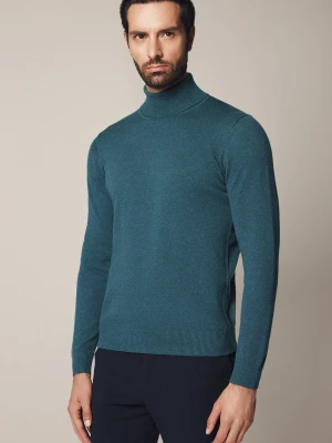 Golf Męski Zielony Bawełniany Mikkel Lancerto