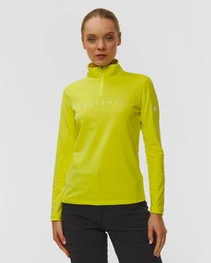 Golf Narciarski Damski Descente Chest Logo T-neck żółty