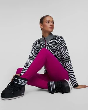 Golf Narciarski W Zebrę Damski Newland Rainbow